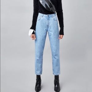 Zara High Waist Mom Jeans